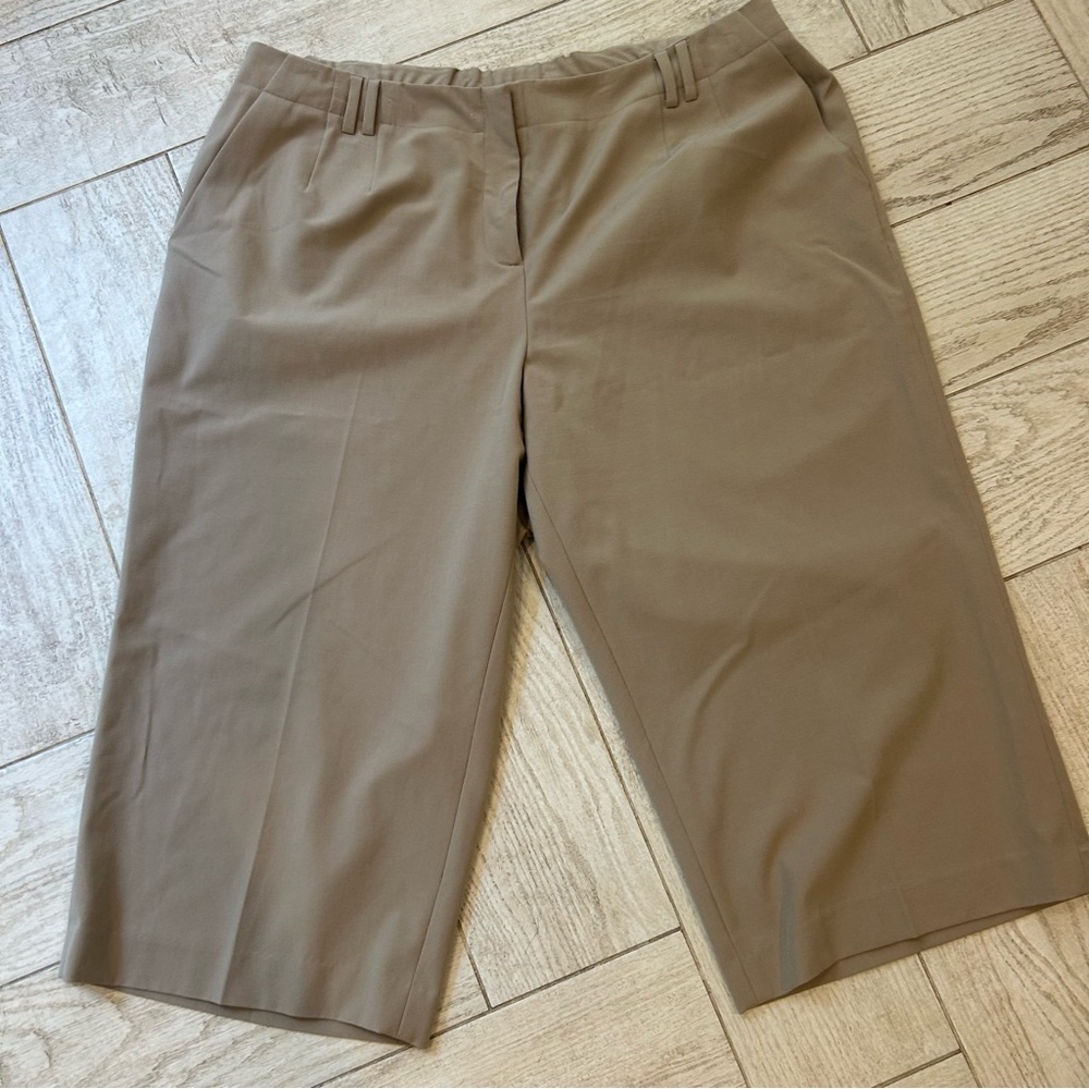 Talbots Women's Cropped Pants in Tan 18W